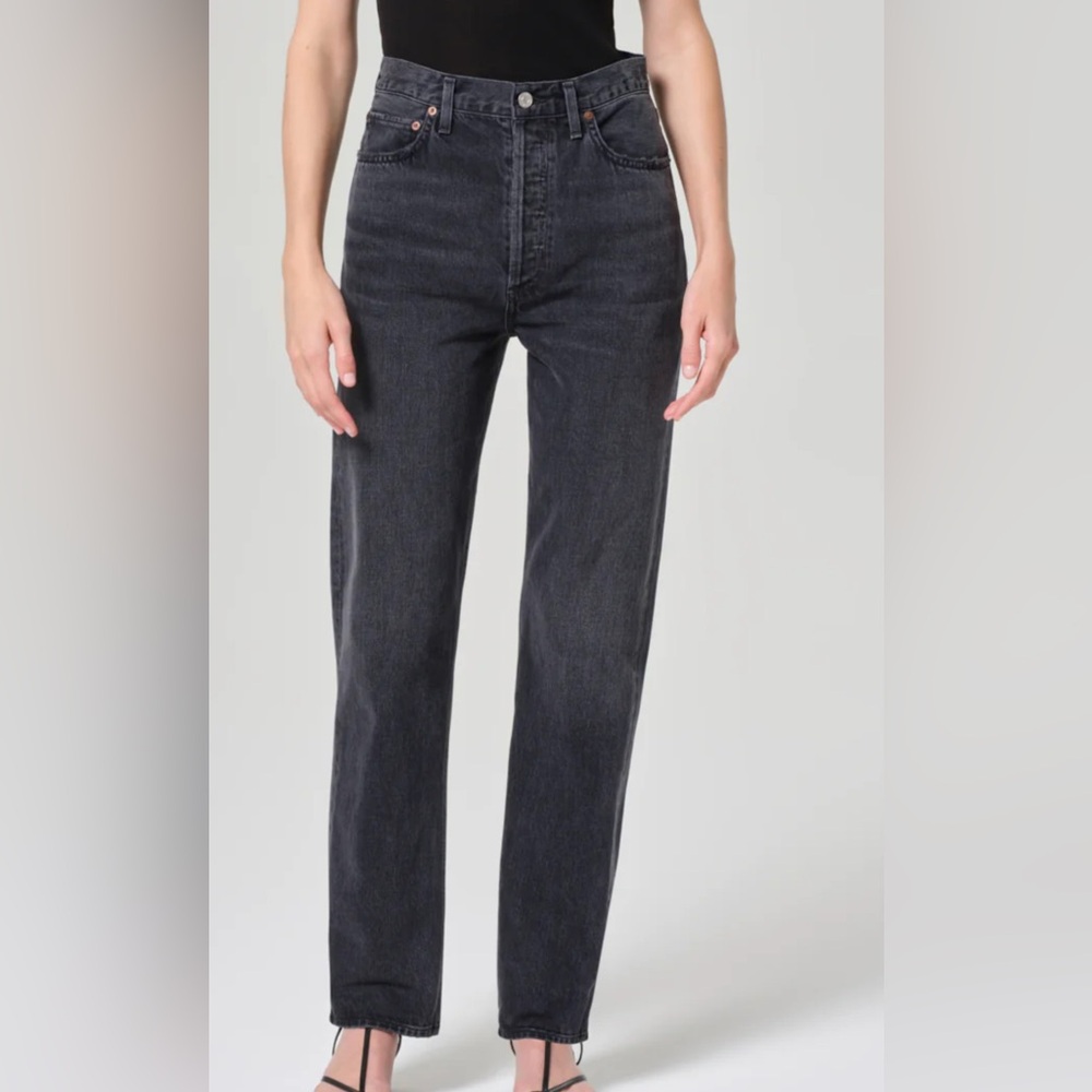 AGOLDE 90’s pinch waist straight jeans in hitch 26